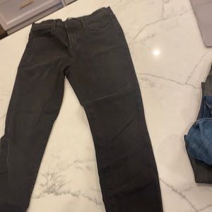 Dark black super stretchy.  J Brands.